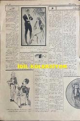 Osmanlıca Akbaba Mizah Dergisi-Gazetesi, Orijinal Dönem Basım, (Ottoman Magazine-Newspaper) - 20 Ocak (Kanun-i Sani) 1927 - Sayı: 431 - Karikatürist Ramiz Gökçe'nin Çalışması: İngiltere, İtalya ve Yunanistan'ı Teşvik Ederek Balkan İşlerine Karışıyor... 