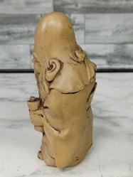 Eskilerden Çin Feng Shui Uzun Ömür Tanrısı Shou Lao Heykeli