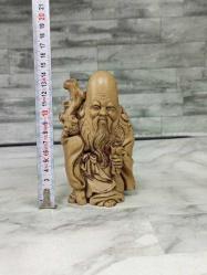 Eskilerden Çin Feng Shui Uzun Ömür Tanrısı Shou Lao Heykeli