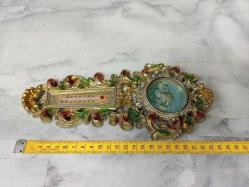 1960'lar Avrupa Yapımı Görselli Duvar Termometresi