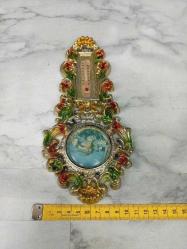 1960'lar Avrupa Yapımı Görselli Duvar Termometresi