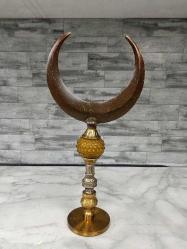 Eskilerden Bronz Osmanlı İslami Hilal Alem
