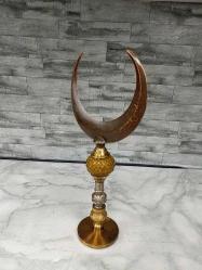 Eskilerden Bronz Osmanlı İslami Hilal Alem