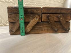 el işlemeli dikiş kutusu