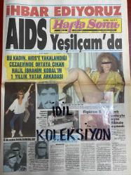 HAFTA SONU DERGİ - GAZETESİ DOĞUM GÜNÜ HEDİYESİ (TURKİSH MAGAZINE - NEWSPAPER) - TAM TAKIM 8 SAYFADIR - 6 MART 1987 - Sayı:10 - Kemal Naldemirci-Yüksel Şengül-Halil İbrahim Kodal-Vakko’nun ithal mankenleri ortalığı birbirine kattı-Alagöz Kardeşler-Göker Birdal-Ahu Tuğba-Ateşböceği Ercan-Ünal fıstıkçı-Yaşar Alptekin-Hüner Coşkuner-Muhteşem Nejad-Adem Köşlü-Aysel Okan-Sibel Egemen-Deniz Akbulut-Hülya Işıl-Muzaffer İlkar-Ali Bozatlı-Sami Topçuoğlu-Sezen Aksu-Ümit Besen-FerdiTayfur-Tüdanya-Derya Tuna-Ferdi Tayfur-Atilla Yelken-Egemen Bostancı-Ayetullah Humeyni-Nesrin Avazeh-Tarık Akan-Sibel Turnagöl-