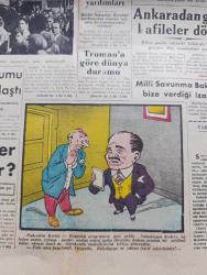 Yeni Sabah Gazetesi - Turkish Newspaper - 14 Nisan 1950 - Mareşal Fevzi Çakmak'ın tabutu Teşvikiye de oturduğu apartmandan çıkarken - Mareşal Fevzi Çakmak'ın evinde neler gördüm neler duydum - Mareşal'ın yeğeni Bay Adnan Çakmak arkadaşımıza anlatıyor fotoğraf - yüksek tahsil gençliği Mareşal Fevzi Çakmak'ın cenaze merasiminde Fotoğrafı - son 2 günlük hadiselerde 48 genç tevkif edildi 100 kişi nezaret altında 37 kişinin sorgusu yapıldı - seçim masrafı ve Marshall yardımları - Truman'a göre dünyanın durumu - vatandaş seçimler için ne düşünüyor - CHP'nin durumu İstanbul'da zorlaştı - Von Papen'in Türkiye'ye dair mühim ifşaatı Yazan Murat Sertoğlu - Mareşal Fevzi Çakmak yazan tarihçi - Osmanlı sarayı'nın son günleri yazan eski bir politikacı Yazı Dizisi - Roosevelt Churchill Stalin başbaşa yazan Amiral Leahy yazı dizisi - ticani tarikatından 7 kişi tevkif edildi - Şehir Tiyatrosu dram kısmında Deli saraylı komedi kısmında üvey kardeşler oyunu - Saray sinemasında kanlı izdivaç filmi