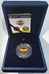 2025 Fenerbahçe Beko EuroLeague Şampiyonluk Okside Gümüş Hatıra Parası Sertifikalı (Orijinal Kutusunda)