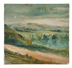 AYHAN İLTER (1938-) - Peyzaj - 1966