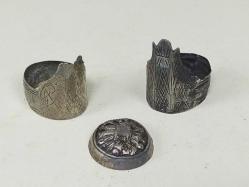 Antika Osmanlı Gümüş Piştov Parçaları