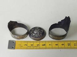 Antika Osmanlı Gümüş Piştov Parçaları