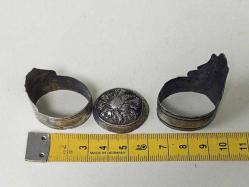 Antika Osmanlı Gümüş Piştov Parçaları