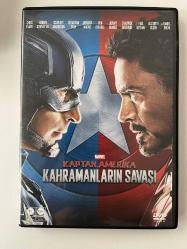 DİSK YOKTUR SADECE KUTU VE KAPAK * CAPTAIN AMERICA CIVIL WAR * KAPTAN AMERİKA KAHRAMANLARIN SAVAŞI * MARVEL * 2016 * DVD
