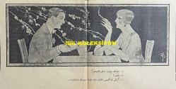 Osmanlıca Akbaba Mizah Dergisi-Gazetesi, Orijinal Dönem Basım, (Ottoman Magazine-Newspaper) - 21 Nisan 1927 - Sayı: 456 - Karikatürist Ramiz Gökçe'nin Sovyetler Birliği'nde Stalin'in Kanlı Tasfiye Dönemini Tasvir Eden Çalışması: Rusya'nın, Dünyaya Paskalya Hediyesi: 