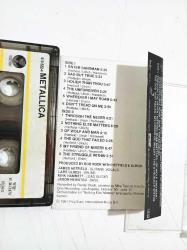 Metallica - Black /91Dönem kaset üzeri kağıt baskı(Koleksiyon değeri yüksek)
