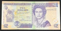 BELİZE 2 DOLAR ÇİL