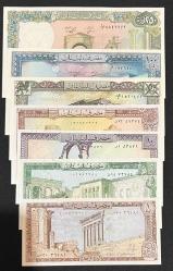 LÜBNAN 1-5-10-25-50-100-250 LİVRES SETİ ÇİL