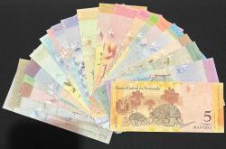 VENEZUELA 21'Lİ KAĞIT PARA SETİ ÇİL