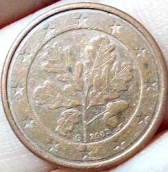 ALMANYA 1 Eurocent, 2002 ÇÇT 