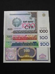 Özbekistan 100-200-500-1000 Som, Çil