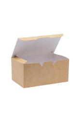 Natural Kraft Soğan Halkası/Nugget Kutusu Küçük Boy 12x8x6 Cm 1000 Adet