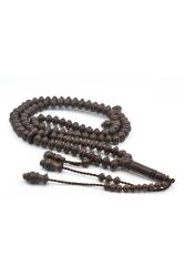 Usta İşi Tekerlek Kesim İri Boy 99 luk Demirhindi Ağacı Zikir Tesbihi