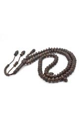 Usta İşi Tekerlek Kesim İri Boy 99 luk Demirhindi Ağacı Zikir Tesbihi