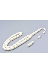 Usta İşi İmamesi Oymalı Kapsül Kesim İri Boy Deve Kemiği Tesbih