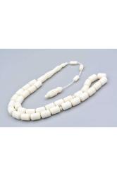 Usta İşi İmamesi Oymalı Kapsül Kesim İri Boy Deve Kemiği Tesbih