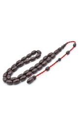 Ahmet Emin Yapımı Osmanlı Model İri Boy Vişne Sıkma Kehribar Tesbih