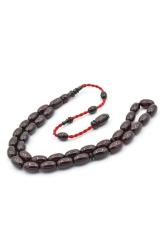 Ahmet Emin Yapımı Osmanlı Model İri Boy Vişne Sıkma Kehribar Tesbih