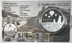 2015 Ankara – Nevşehir (Kapadokya) – Yedi Bölge Yedi Şehir Serisi No:6 Darphane Gümüş Hatıra Parası