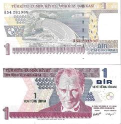 8.Emisyon 1 YTL A54 Seri Çil