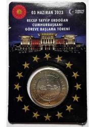 2023 YILI GÖREVE BAŞLAMA HATIRA  1 TÜRK LİRASI ÇİL NADİR