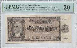 LOT.6 » 3 . EMİSYON 100 LİRA İSMET İNÖNÜ