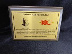 Darphane İstiklal Marşı’nın 100. Yılı (1921–2021) Gümüş Bronz Hatıra Sikke Seti – Mehmet Akif Ersoy