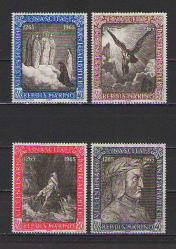 San Marino 1965 - Dante Alighieri'nin Doğumunun 700. Yıldönümü, 1265-1321 - Tablo - Sanat  -  MNH - DAMGASIZ