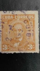 1964 YILI KÜBA VATANSEVERLER   DAMGALI    ŞARNİYERSİZ