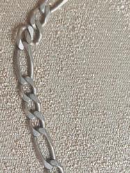 Vintage İtalyan Gümüş Zincir Kolye