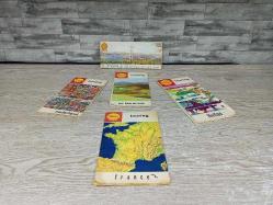 Koleksiyonluk 1960'lar Shell Touring Haritaları