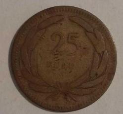 TÜRKİYE 1948 25 KURUŞ