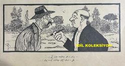 Osmanlıca Akbaba Mizah Dergisi-Gazetesi, Orijinal Dönem Basım, (Ottoman Magazine-Newspaper) - 1 Ağustos 1927 - Sayı: 484 - Karikatürist Ramiz Gökçe'nin Çalışması: Gazetelerden: İstiklal Mücahedesine Aleyhtar Oldukları İçin Kara Listeye İthal Edilenler Arasında İstiklal Mücahedesine Hizmetlerinden Dolayı İstiklal Madalyasıyla Taltif Edilmiş Olanlar da Varmış! 