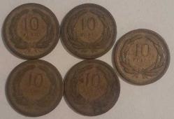 TÜRKİYE 1956 10 KURUŞ LOTU
