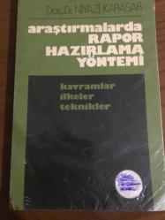 ARAŞTIRMALARDA RAPOR HAZIRLAMA YÖNTEMİ kavramlar,ilkeler,teknikler