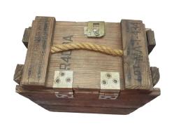 ANTİKA ASKERİ MÜHİMMAT SANDIĞI