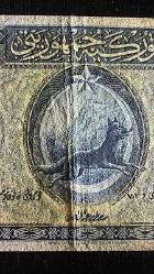 1. Emisyon Türkiye Cumhuriyeti 5 Livre *Seri 1 Çt+