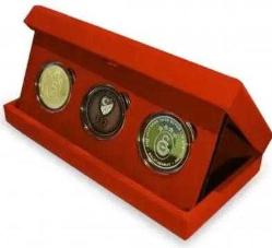 ÖZEL KADİFE KUTUSUNDA 2022/2023 SÜPER LİG ŞAMPİYONU SERTİFİKALI GALATASARAY SET