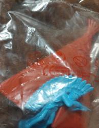 HingFat 90lar Eski bakkaliye kızılderi cadırı ve figür oyuncagı koleksiyonluk parça çadırın yan tarafi catlak