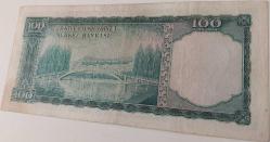 5.EMİSYON 2.TERTİP 100 TÜRK LİRASI KAĞIT PARA SERİ H12 18680 SERİ NOLU SERİNİN EN NADİRİDİR NATUREL OLUP ÇOK ÇOK TEMİZDİR ÇOK NADİRDİR