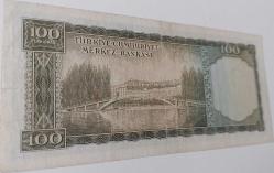 5.EMİSYON 1.TERTİP 100 TÜRK LİRASI KAĞIT PARA SERİ A4 46255 SERİ NOLU SERİNİN 2. EN NADİRİDİR NATUREL OLUP ÇOK ÇOK TEMİZDİR ÇOK NADİRDİR