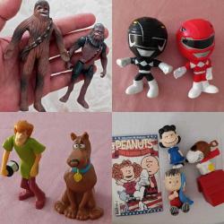 Star wars Power Rangers Scooby doo Snoopy figür oyuncak set koleksiyon dekor tasarım hediye vintage retro nostalji hobi minyatür diorama reklam promosyon aksesuar